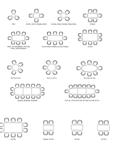 Table ronde diamètre 120cm - Ogi A - MDD - PLF11