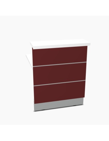 Elément linéaire L. 84,4 X p. 91,7 X h. 110,5cm - VALDE - MDD - LA09L