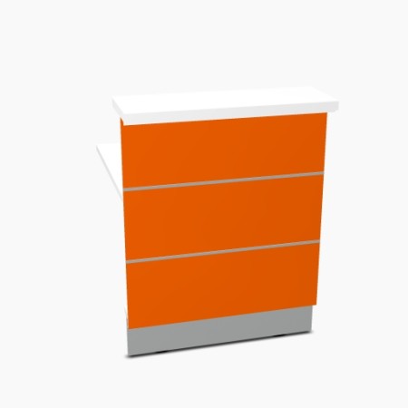 Elément linéaire L. 84,4 X p. 91,7 X h. 110,5cm - VALDE - MDD - LA09L