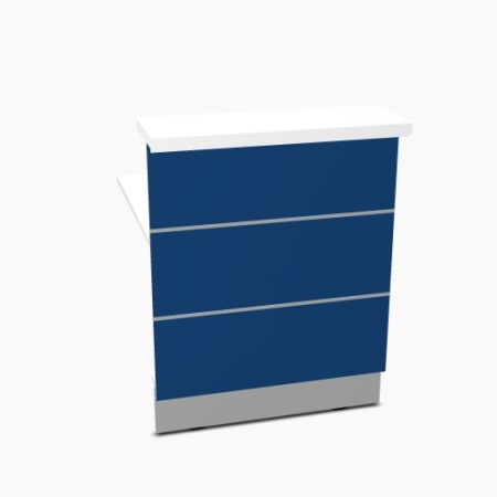 Elément linéaire L. 84,4 X p. 91,7 X h. 110,5cm - VALDE - MDD - LA09L