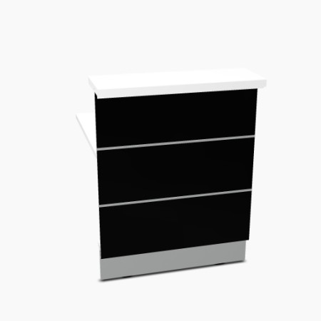 Elément linéaire L. 84,4 X p. 91,7 X h. 110,5cm - VALDE - MDD - LA09L