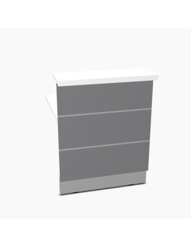 Elément linéaire L. 84,4 X p. 91,7 X h. 110,5cm - VALDE - MDD - LA09L