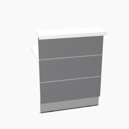 Elément linéaire L. 84,4 X p. 91,7 X h. 110,5cm - VALDE - MDD - LA09L