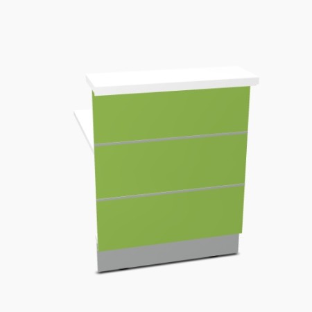 Elément linéaire L. 84,4 X p. 91,7 X h. 110,5cm - VALDE - MDD - LA09L