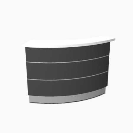 Angle 60° intérieur L. 160 x P. 91,7 x H. 110,5cm - VALDE - MDD - LAV64L