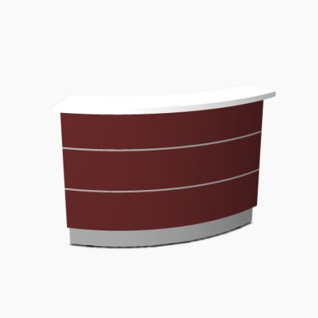 Angle 60° intérieur L. 160 x P. 91,7 x H. 110,5cm - VALDE - MDD - LAV64L