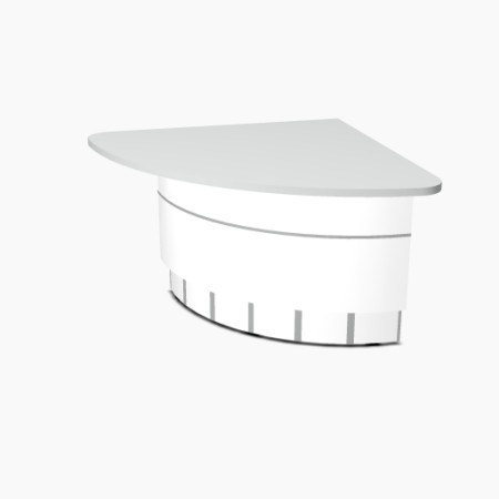 Angle partie basse 90° L. 148,5 x P. 110,9 x H. 74cm - VALDE - MDD - LAV68L