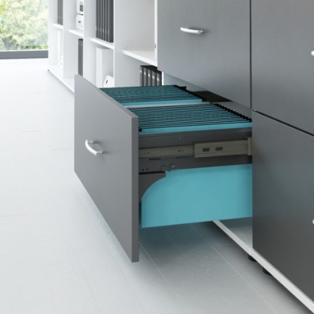 Armoire dossiers suspendus - L. 80,1 x P. 43,2 x H. 183,3cm - MDD - A54B4 2