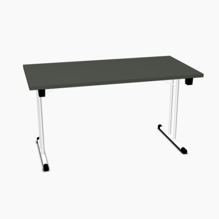 Table pliante L. 139 x P. 69,5 x H. 72,5cm - Table pliable - MDD - PSU07