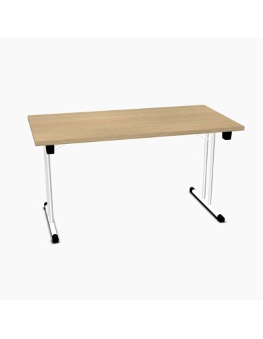 Table pliante L. 139 x P. 69,5 x H. 72,5cm - Table pliable - MDD - PSU07