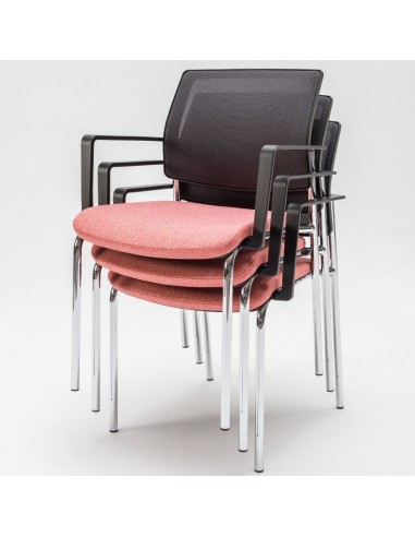 Chaise de conférence Gaya avec 4 pieds stables - GY4N - MDD