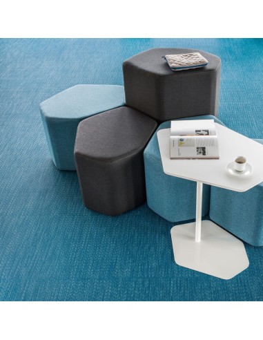 Pouf design et contemporain Bazalto - H. 44cm