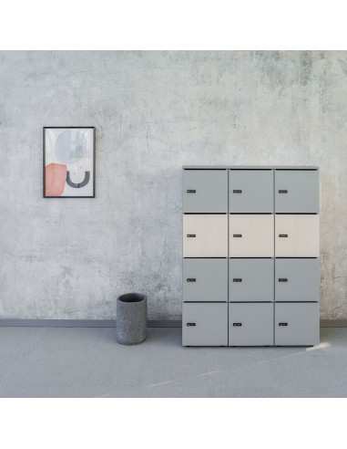 Casier de bureau Locker - 4 case - MDD - LOK04
