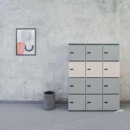 Casier de bureau Locker - 4 case - MDD - LOK04