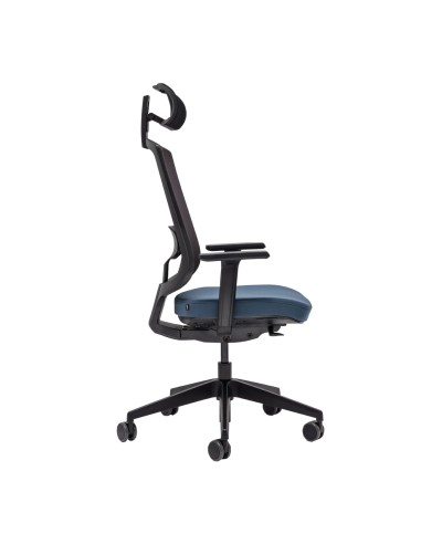 Chaise de bureau professionnelle avec têtière 100% réglable - Sava
