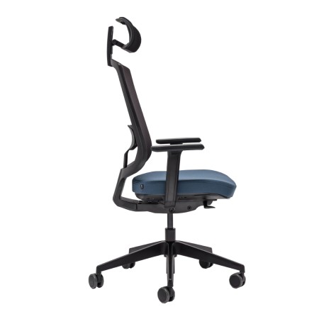 Chaise de bureau professionnelle avec têtière 100% réglable - Sava