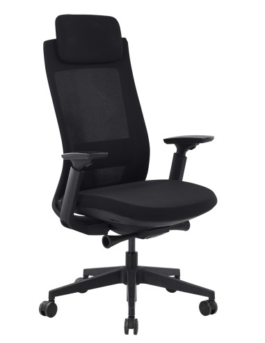 Fauteuil de bureau avec têtière - Andrea - 7650 - Sitek