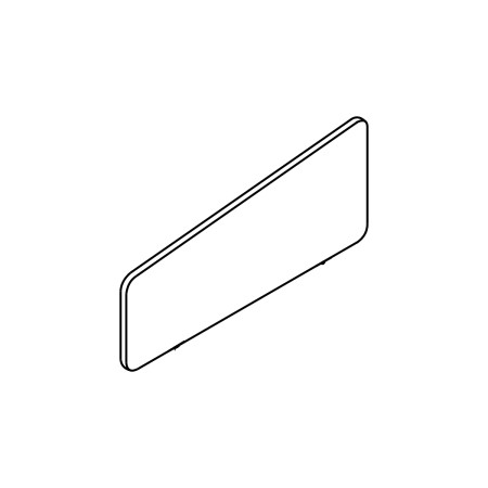 Séparation bureau design pour bureau 200cm -  ZUT29