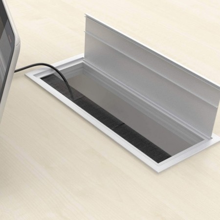 Table tonneau L. 200 x P. 100/80 x H. 74cm - Piétement colonne - MDD - ST12P 2