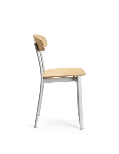 chaise contemporaine en bois pour accueil