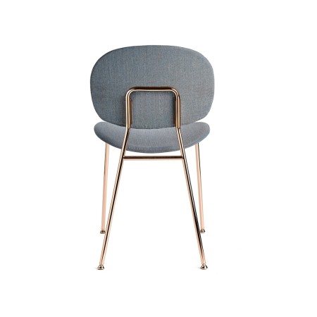 Tondina Pop – Chaise moderne en tissu, idéale pour salles à manger, bureaux ou espaces d’accueil