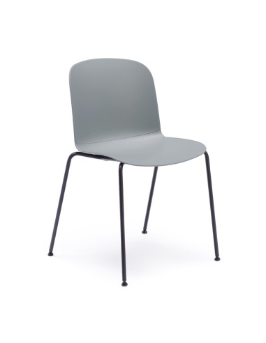 Mobilier de salle avec assise plastique et structure métal – Relief