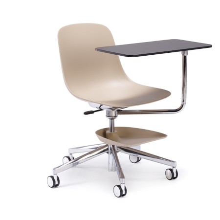 	Siège d'étude avec tablette écritoire beige Pure Loop Edu