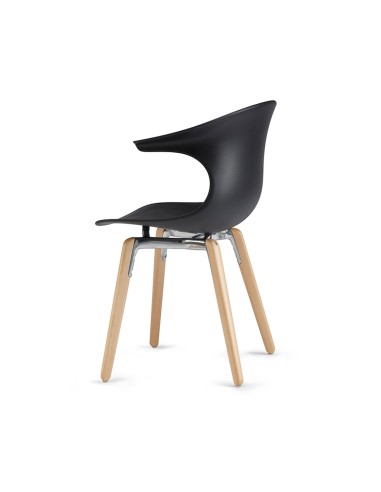 chaise élégante pour bureau visiteur et salle d'attente - Loop Mono