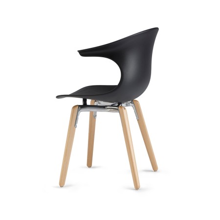 chaise élégante pour bureau visiteur et salle d'attente - Loop Mono