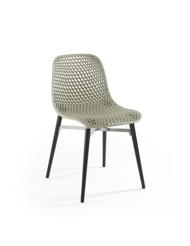 Chaise pour extérieur design moderne en gris- Next 4 legs