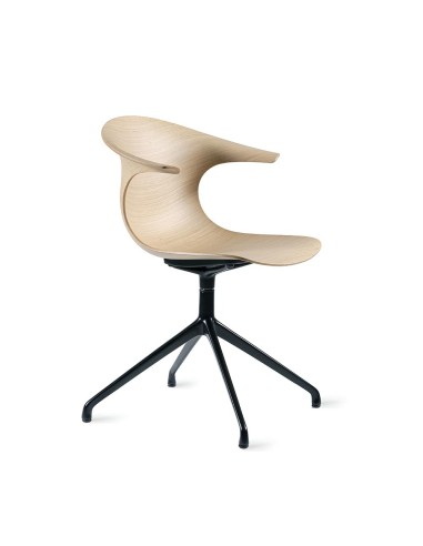 Chaise en bois conférence pieds étoile - Loop 3D Wood