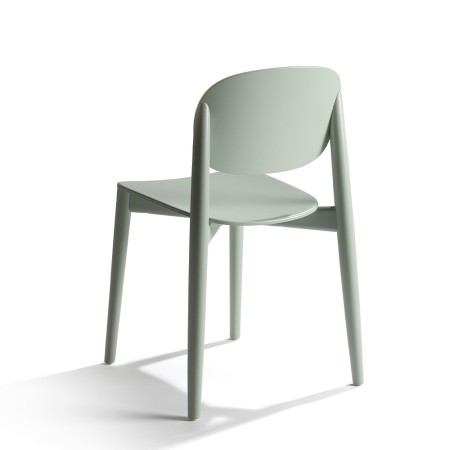 Chaise simple en bois teinté bureau  - modèle Harmo