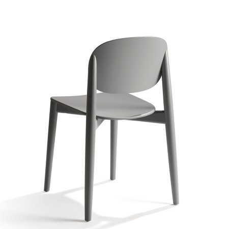 Chaise de bureau moderne en bois teinté - modèle Harmo