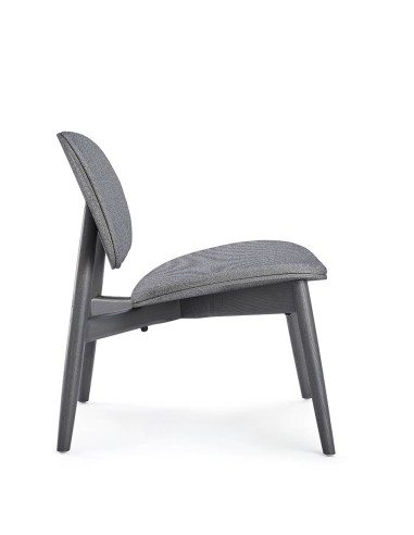 Chaise en gris pour salle d'attente confortable et relax en tissu - Harmo