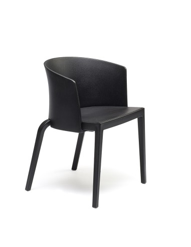 Chaise BI design minimaliste moderne coloris noir 