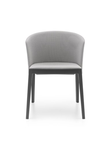 Chaise BI moderne avec assise et dossier en tissu - ambiance contemporaine