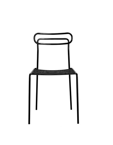 Chaise résistante en acier - design simple linéaire Uti