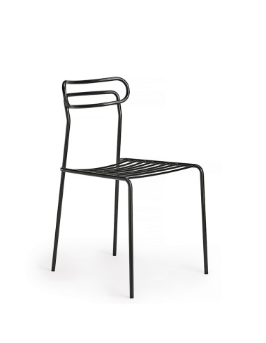 chaise uti extérieure entièrement en acier