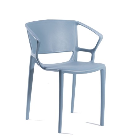 Chaise empilable Fiorellina - plastique bleu 
