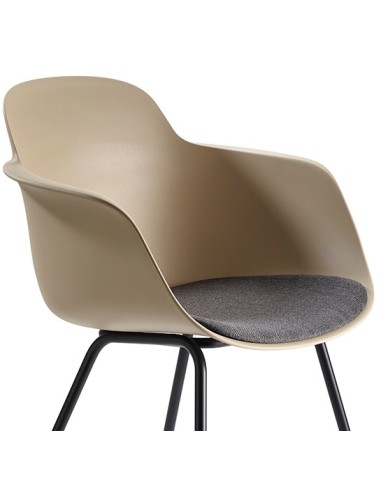 Assise confortable en tissu sur coque plastique – modèle Sicla