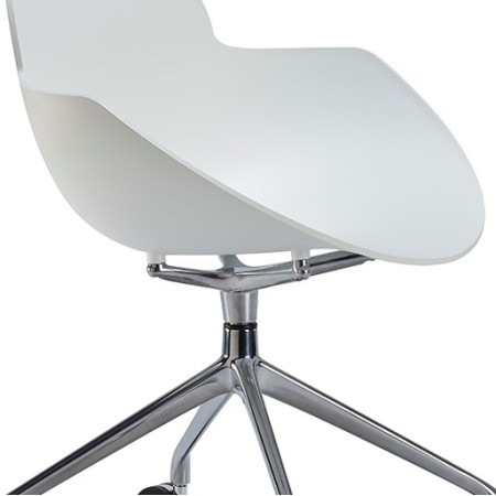 Chaise de bureau mobile à coque plastique – Cookie