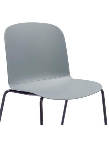 Chaise empilable plastique et métal pour salle de réunion – Relief