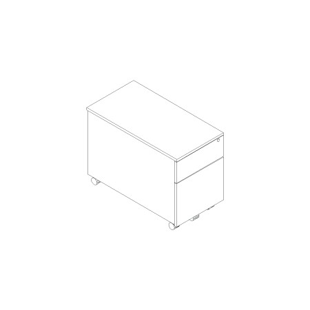 Caisson mobile - dossies suspendus - SLD120 2