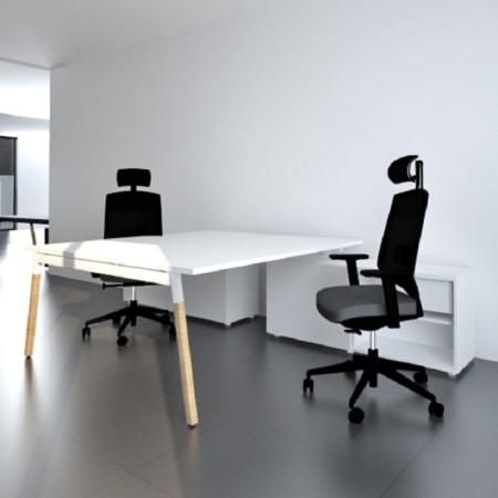 Bureau Ogi W avec desserte 2