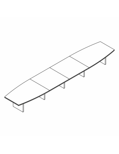 Table de conférence pour 18-20 personnes - L. 680cm - X11 - Status - MDD
