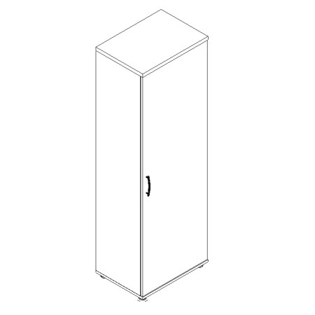 L. 60,2 x P. 43,2 x H. 183,3cm - MDD - A57P3