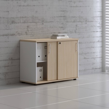 Armoire à portes coulissantes L. 100 x P. 43,2 x H. 74cm - A2P05 - MDD 2