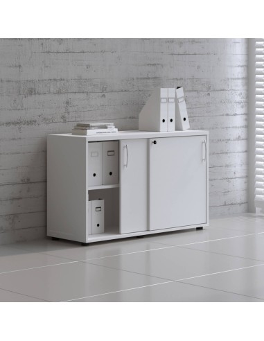 Armoire à portes coulissantes L. 120 x P. 43,2 x H. 74cm - A2P06 - MDD