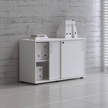 Armoire à portes coulissantes L. 120 x P. 43,2 x H. 74cm - A2P06 - MDD