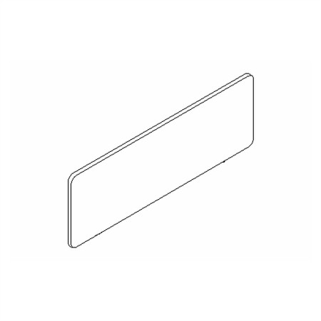 Séparation de bureau L. 159 x H. 50cm - ZUT56